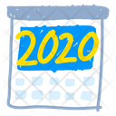 پیش‌نمایش فایل 2020-calendar-5053540 از پک تقویم سال