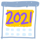 پیش‌نمایش فایل 2021-calendar-5053541 از پک تقویم سال