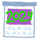 پیش‌نمایش فایل 2024-calendar-5053544 از پک تقویم سال
