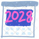 پیش‌نمایش فایل 2028-calendar-5053548 از پک تقویم سال