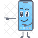 پیش‌نمایش فایل smartphone-character-with-pointing-left-pose-6606779 از پک حالت‌های شخصیت تلفن هوشمند