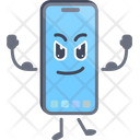 پیش‌نمایش فایل smartphone-character-with-strong-pose-6606782 از پک حالت‌های شخصیت تلفن هوشمند