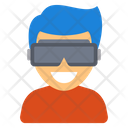 پیش‌نمایش فایل boy-use-virtual-reality-headset-6772283 از پک افراد در حال استفاده از هدست واقعیت مجازی