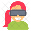 پیش‌نمایش فایل woman-use-virtual-reality-headset-6772288 از پک افراد در حال استفاده از هدست واقعیت مجازی