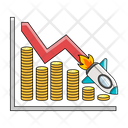 پیش‌نمایش فایل profit-decreased-rocket-chart-8332470 از پک نمودار راکتی رشد فروش