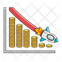 پیش‌نمایش فایل profit-down-rocket-chart-8332476 از پک نمودار راکتی رشد فروش
