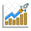 پیش‌نمایش فایل profit-rocket-chart-8332463 از پک نمودار راکتی رشد فروش