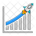پیش‌نمایش فایل sales-increased-rocket-chart-8332462 از پک نمودار راکتی رشد فروش
