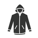 پیش‌نمایش فایل hoodie-96 از پک آیکون های توپر پوشاک رایگان