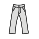 پیش‌نمایش فایل jeans-92 از پک آیکون های پر پوشاک رایگان