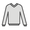 پیش‌نمایش فایل sweater-87 از پک آیکون های پر پوشاک رایگان