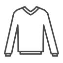 پیش‌نمایش فایل sweater-88 از پک آیکون های خطی پوشاک رایگان