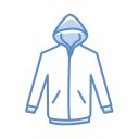 پیش‌نمایش فایل hoodie-101 از پک آیکون های رنگی خطی پوشاک رایگان