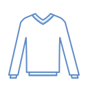 پیش‌نمایش فایل sweater-89 از پک آیکون های رنگی خطی پوشاک رایگان