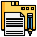 پیش‌نمایش فایل folder-document-3568414 از پک فایل‌ها و پوشه‌ها