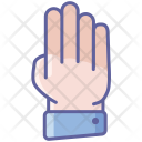 پیش‌نمایش فایل four-fingers-5 از پک آیکون های دست