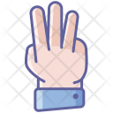 پیش‌نمایش فایل hand-gesture-96 از پک آیکون های دست