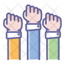 پیش‌نمایش فایل hands-up-2 از پک آیکون های دست