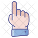 پیش‌نمایش فایل one-finger-4 از پک آیکون های دست