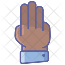 پیش‌نمایش فایل three-fingers-6 از پک آیکون های دست