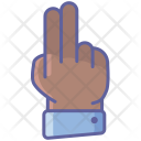 پیش‌نمایش فایل two-fingers-9 از پک آیکون های دست