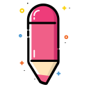پیش‌نمایش فایل pencil-513 از پک آیکون های دفتر