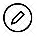 پیش‌نمایش فایل edit-circle-8694347 از پک ملزومات / تنظیمات
