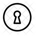 پیش‌نمایش فایل keyhole-circle-8694422 از پک ملزومات / امنیت