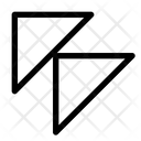 پیش‌نمایش فایل double-triangle-top-left-9115538 از پک پیکان‌ها / مثلث‌ها
