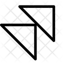پیش‌نمایش فایل double-triangle-top-right-9115539 از پک پیکان‌ها / مثلث‌ها