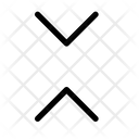 پیش‌نمایش فایل chevron-collapse-height-9268192 از پک پیکان‌ها / جمع شو
