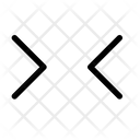 پیش‌نمایش فایل chevron-collapse-width-9268193 از پک پیکان‌ها / جمع شو