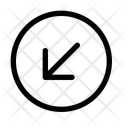 پیش‌نمایش فایل arrow-bottom-left-circle-12729753 از پک پیکان‌ها و پیکان