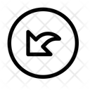 پیش‌نمایش فایل arrow-curved-alt-bottom-left-circle-12729761 از پک پیکان‌ها و پیکان