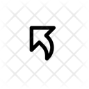 پیش‌نمایش فایل arrow-curved-alt-top-left-mini-12729774 از پک پیکان‌ها و پیکان