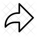 پیش‌نمایش فایل arrow-curved-tright-12729787 از پک پیکان‌ها و پیکان