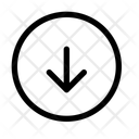 پیش‌نمایش فایل arrow-down-circle-12729793 از پک پیکان‌ها و پیکان