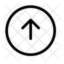 پیش‌نمایش فایل arrow-up-circle-12729813 از پک پیکان‌ها و پیکان