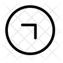 پیش‌نمایش فایل chevron-top-right-circle-12742037 از پک پیکان‌ها و شورون