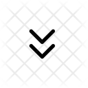 پیش‌نمایش فایل double-chevron-down-mini-12742064 از پک پیکان‌ها و شورون