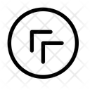پیش‌نمایش فایل double-chevron-top-left-circle-12742056 از پک پیکان‌ها و شورون