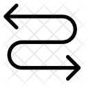پیش‌نمایش فایل arrow-snake-alt-12742117 از پک پیکان‌ها و جهت