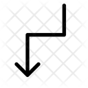 پیش‌نمایش فایل zigzag-down-left-12742103 از پک پیکان‌ها و جهت