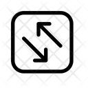 پیش‌نمایش فایل swap-diagonal-alt-box-13032256 از پک پیکان‌ها و مرتب سازی
