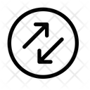 پیش‌نمایش فایل swap-diagonal-circle-13032269 از پک پیکان‌ها و مرتب سازی