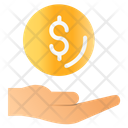 پیش‌نمایش فایل receive-money-1464627 از پک آیکون های حراج - زرد و آبی نرم