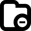 پیش‌نمایش فایل remove-folder-1 از پک دسته ای - آیکون رابط کاربری