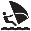 پیش‌نمایش فایل wind-surfing از پک آیکون های نقشه