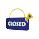 پیش‌نمایش فایل closed-shop-4881401 از پک بسته تجارت الکترونیک