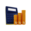 پیش‌نمایش فایل bitcoin-calculator-5013948 از پک سکه رمزارز بیت‌کوین